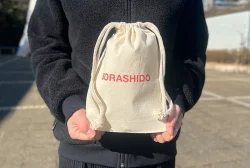 ガゼット巾着(M)　オーガニックコットン